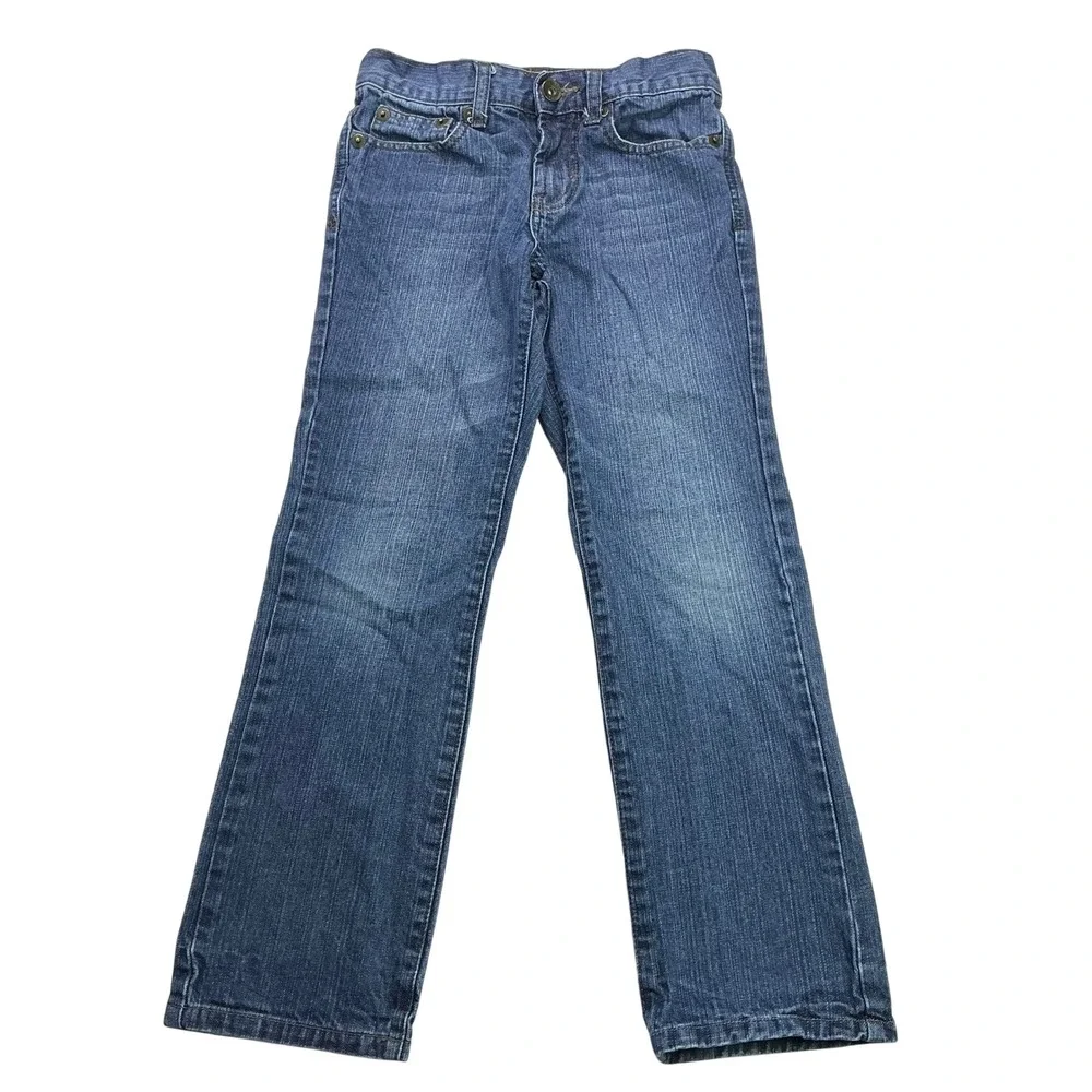 Epic Threads Blue Jeans Kids Size 10 Straight Leg Medium Wash Denim